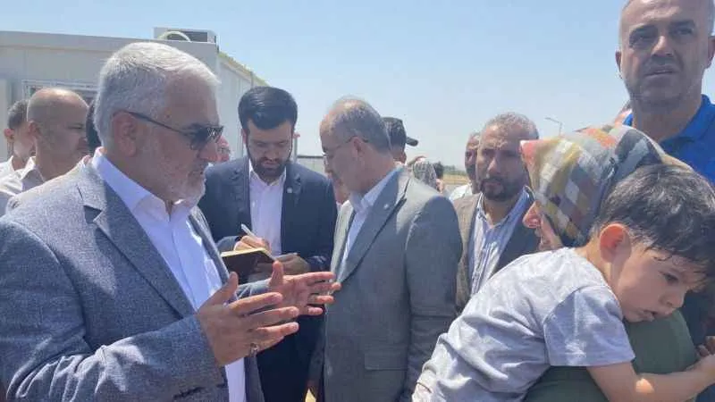 Hüda Par Genel Başkanı Yapıcıoğlu depremzedelerle bir araya geldi