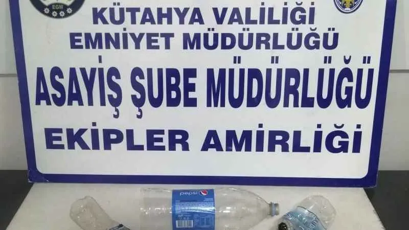 Kütahya'da şüpheli şahsın üzerinde uyuşturucu bulundu