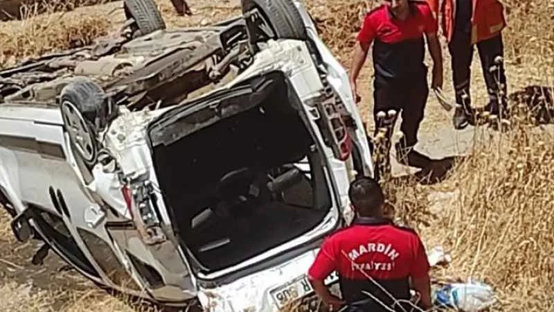 Mardin'deki kazada 10 kişi yaralandı