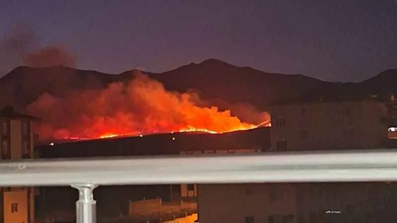 Niğde’de çıkan yangında 500 hektar mera alanı zarar gördü