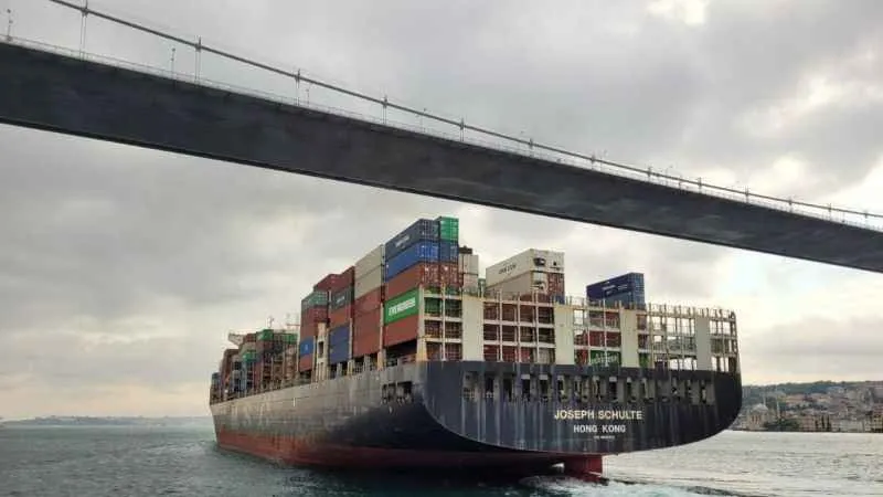 Odesa Limanı’ndan ayrılan yük gemisi, İstanbul Demirleme Sahası'nda demirlendi