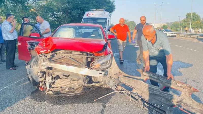 Ordu’da trafik kazası: 1'i polis 3 yaralı