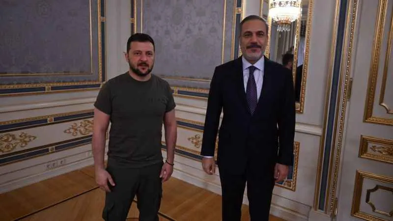 Bakan Fidan, Ukrayna Devlet Başkanı Zelenskiy ile görüştü