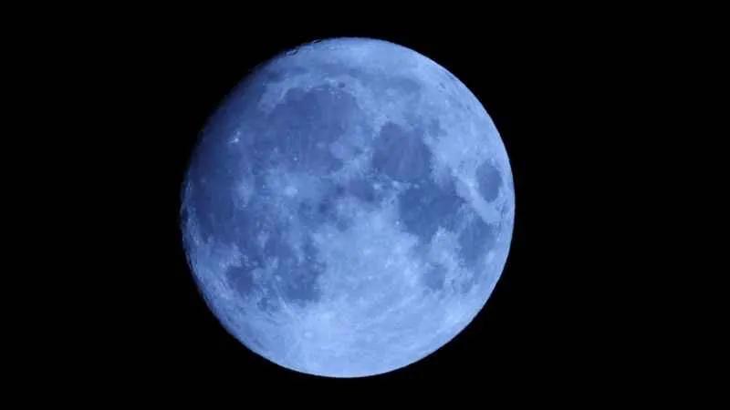 Mavi Ay Hatay'da böyle görüntülendi