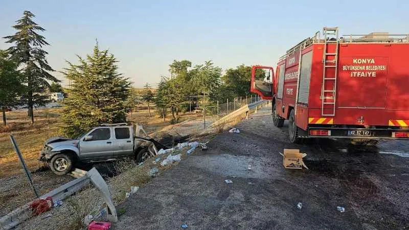 Konya'daki kazada Mustafa Yenisan ve Süleyman Yenisan hayatını kaybetti