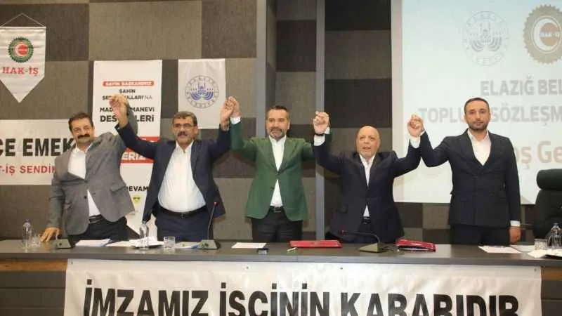 Elazığ Belediyesinde işçilerin ücretlerine yüzde 103 zam yapıldı