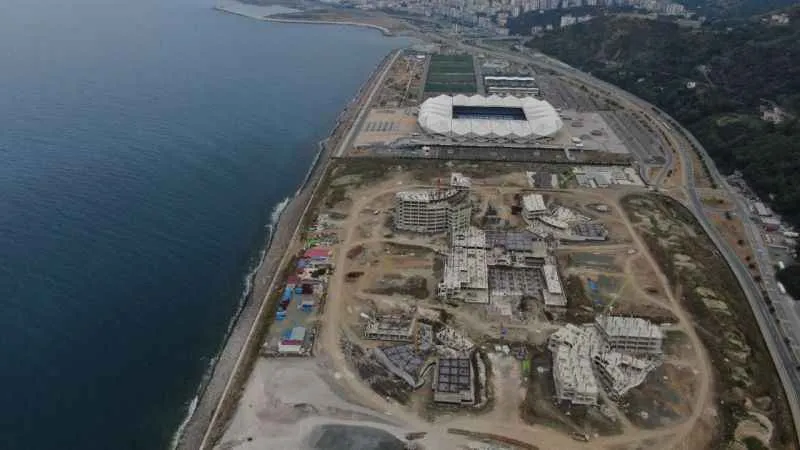 Trabzon Şehir Hastanesi inşaatı sürüyor