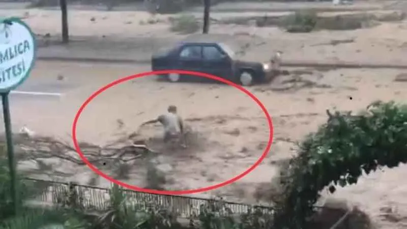 Samsun'daki dehşet kamerada