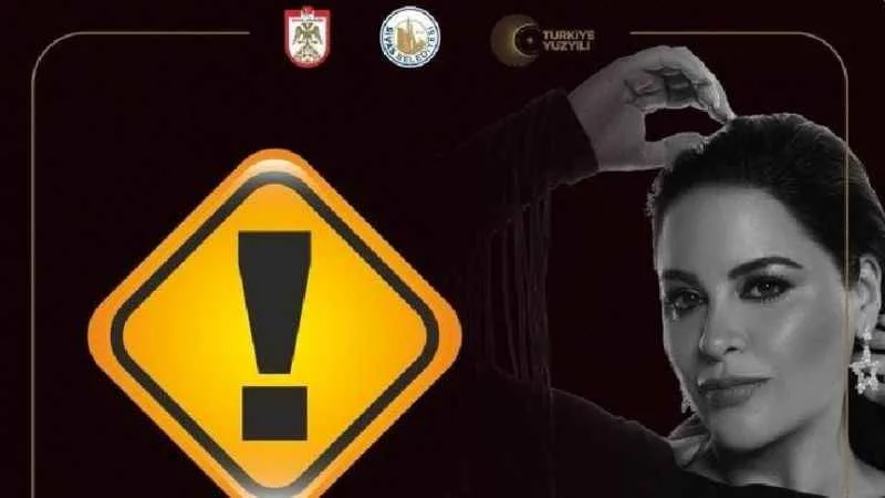 Amcası ölen ünlü sanatçının Sivas konseri iptal edildi