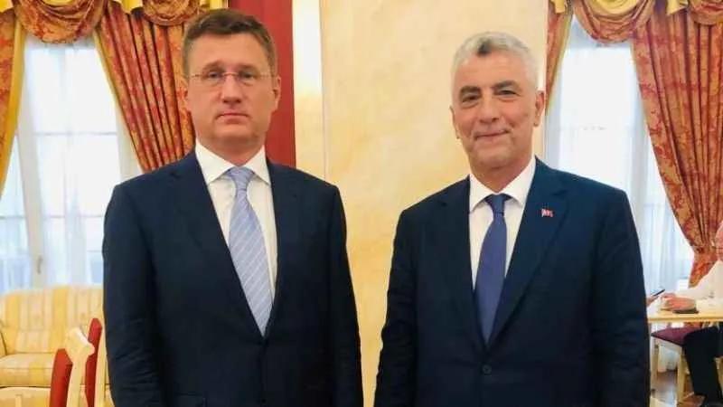 Ticaret Bakanı Bolat, Rusya Başbakan Yardımcısı Novak ile bir araya geldi