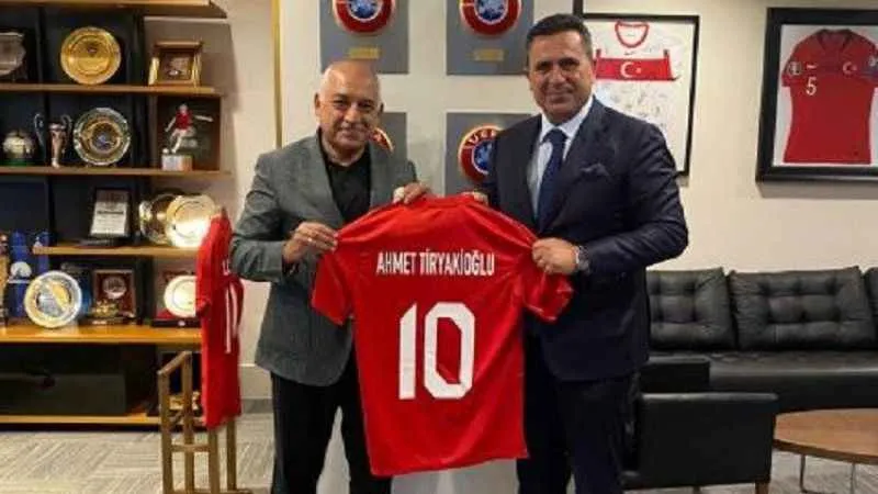 Kadooğlu, TFF Başkanı Mehmet Büyükekşi ile bir araya geldi