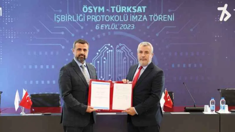 ÖSYM ile TÜRKSAT arasında iş birliği protokolü imzalandı