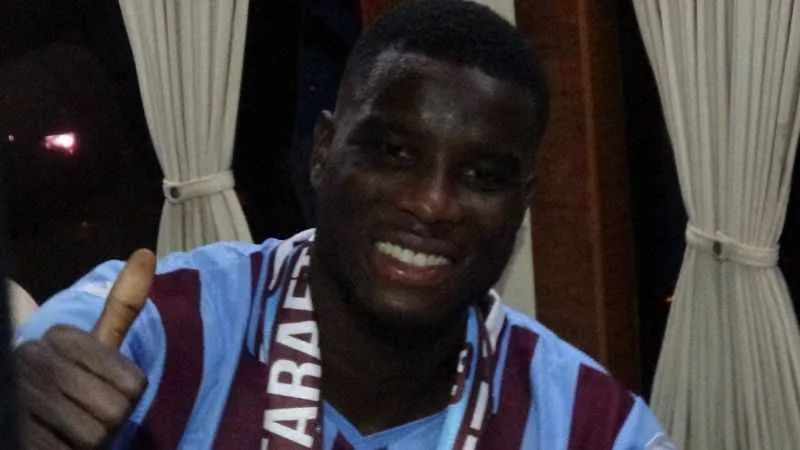 Trabzonspor'un yeni transferi Paul Onuachu, Trabzon'a geldi