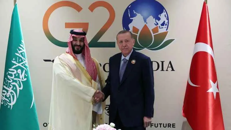 Cumhurbaşkanı Erdoğan, Suudi Arabistan Veliaht Prensi Selman ile görüştü