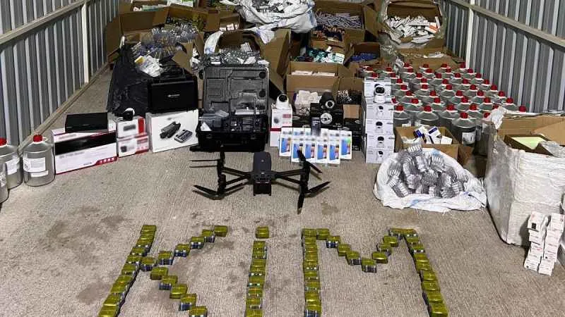 Öncüpınar sınır kapısında 25 milyon liralık kaçak ilaç ve elektronik eşya yakalandı