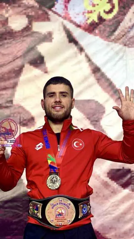 Dünya Şampiyonu Cizreli milli güreşçinin hedefi olimpiyat şampiyonluğu