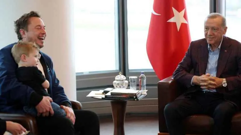 Cumhurbaşkanı Erdoğan, Elon Musk'ı kabul etti