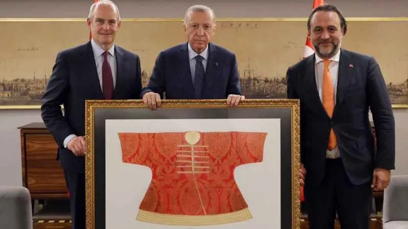 Cumhurbaşkanı Erdoğan, Alibaba Grup Başkanı Evans ile Trendyol Grup Başkanı Çetin'i kabul etti