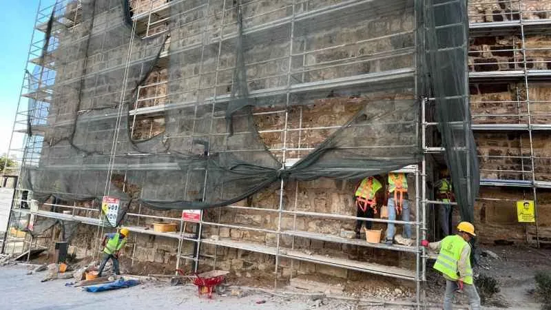 Sinop'ta kale surları ve saat kulesi restorasyonu