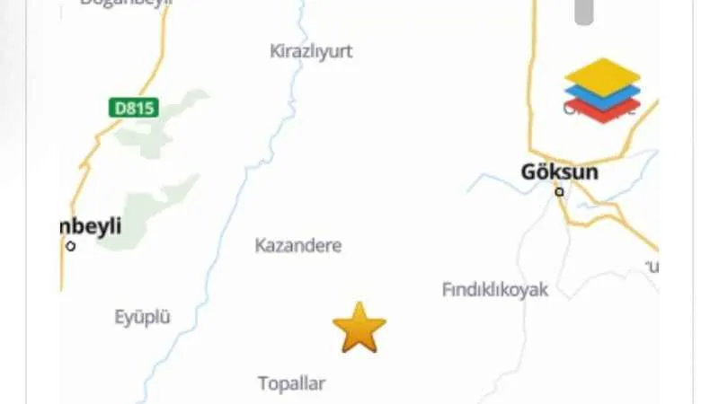 Kahramanmaraş’taki 4,6 büyüklüğündeki depremde olumsuz durum yok