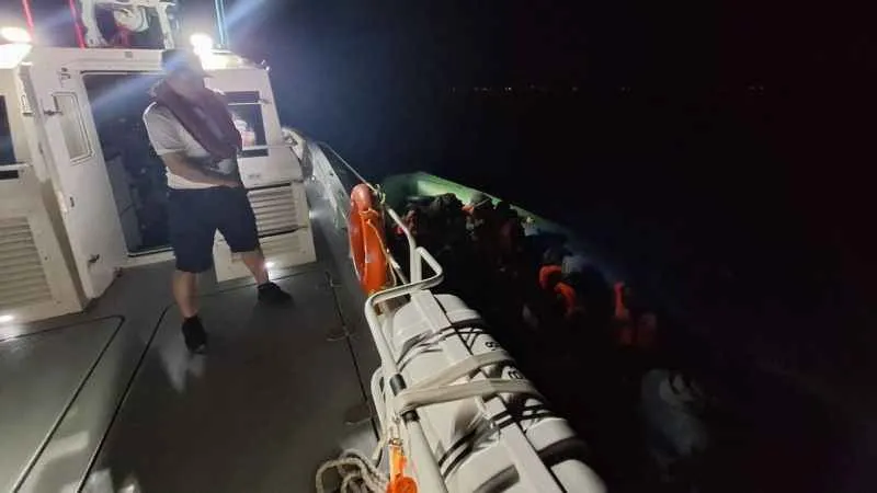 Aydın’da 44 düzensiz göçmen kurtarıldı
