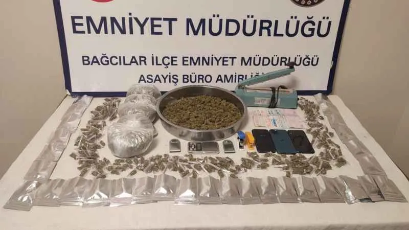 Bağcılar’da uyuşturucu operasyonu: 3 gözaltı