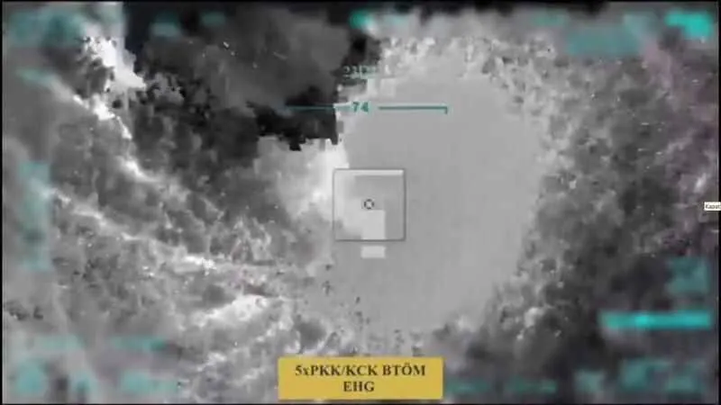 Terör örgütü PKK'ya ait 13 hedef imha edildi