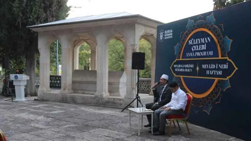 Mevlid’in yazarı kabri başında anıldı