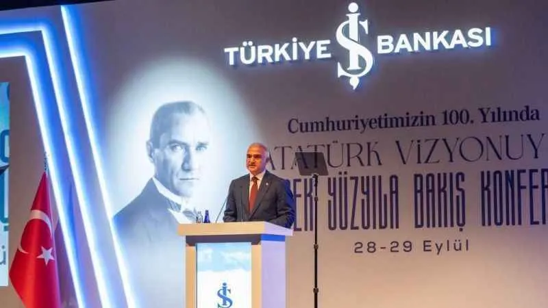Kültür ve Turizm Bakanı Ersoy, 'Atatürk Vizyonuyla Gelecek Yüzyıla Bakış Konferansı'nda konuştu