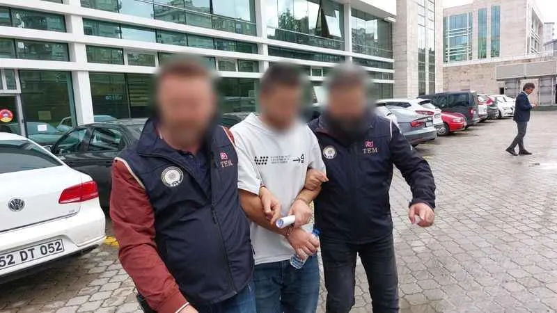 DEAŞ'da canlı bomba eğitimi alan yabancı uyruklu şahıs Samsun'da yakalandı