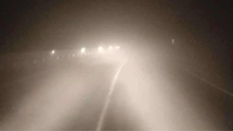 Ulgar Geçidi'nde görüş mesafesi 5 metreye kadar düştü