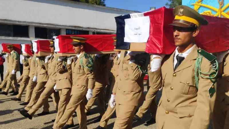 Humus'taki harp okulu mezuniyet töreni saldırısında ölenler için cenaze töreni düzenlendi