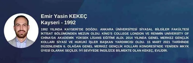 AK Parti'nin A Takımında İki Kayserili