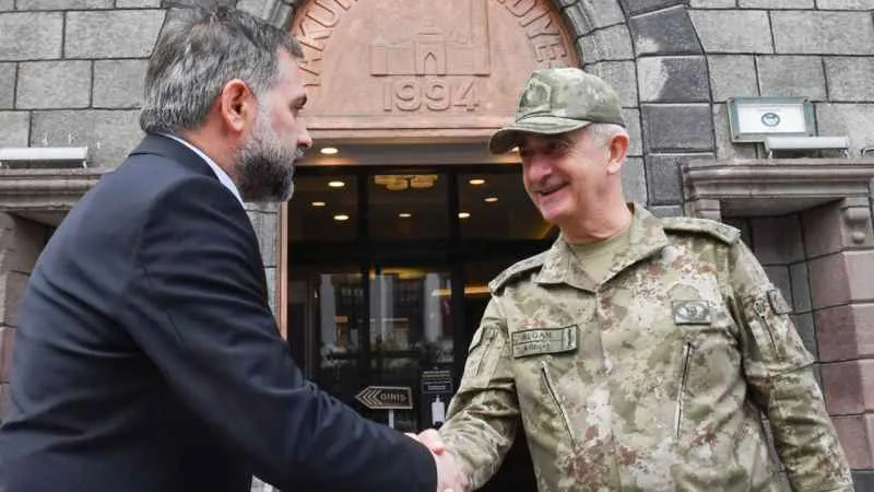 9. Kolordu Komutanı Tümgeneral Tevfik Algan’dan Yakutiye’ye ziyaret