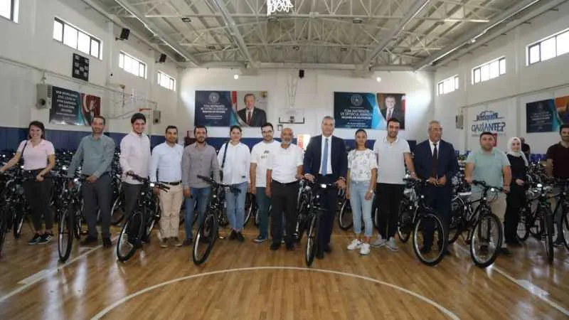 Gaziantep Büyükşehirden 40 bin öğretmene bisiklet
