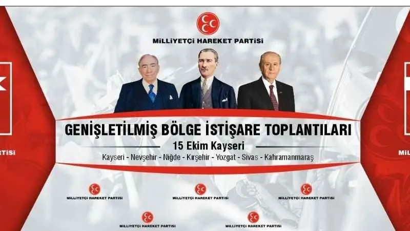 MHP Genişletilmiş Bölge İstişare Toplantısı Kayseri'de yapılacak