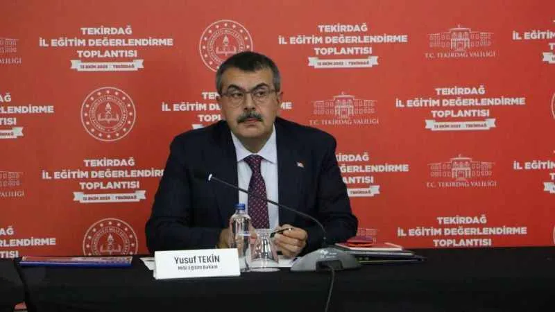 Bakan Tekin, eğitimde depreme karşı aldıkları önlemi açıkladı