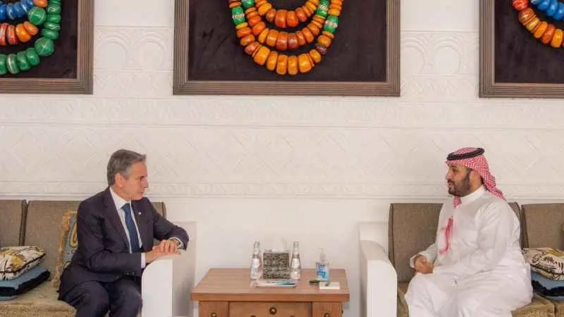 Blinken, Suudi Arabistan Veliaht Prensi Selman’la görüştü