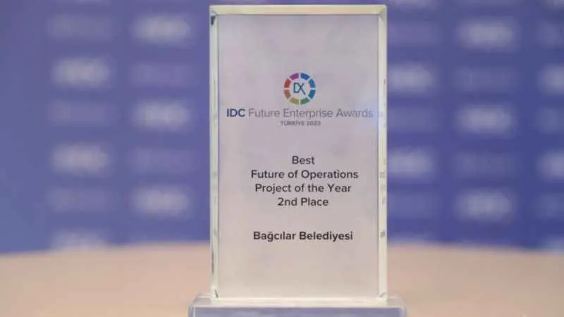 Bağcılar Belediyesi'nin “Dijital Şehir İkizi Sürdürülebilir Şehir Yönetimi Projesi”ne ödül