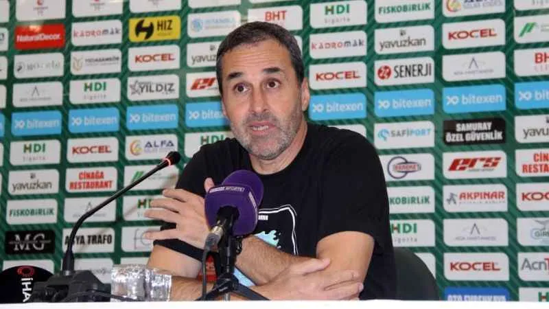 Yalçın Koşukavak: İkinci yarı Giresunspor 10 kişi kalınca daha çok alan bulduk