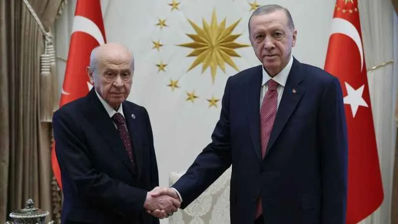 Cumhurbaşkanı Erdoğan, Devlet Bahçeli ile görüştü
