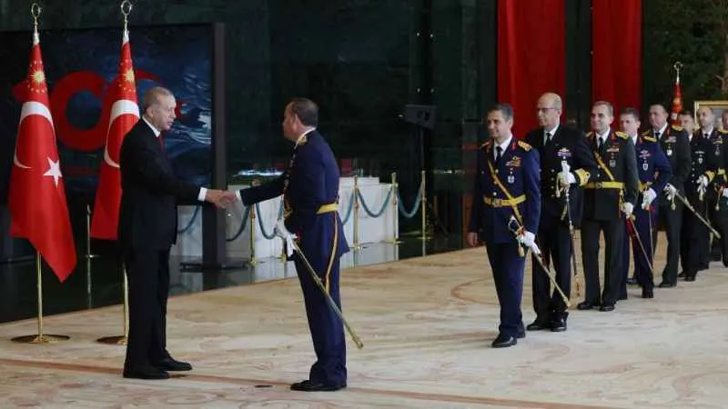 Cumhurbaşkanlığı Külliyesi'nde 29 Ekim resepsiyonu