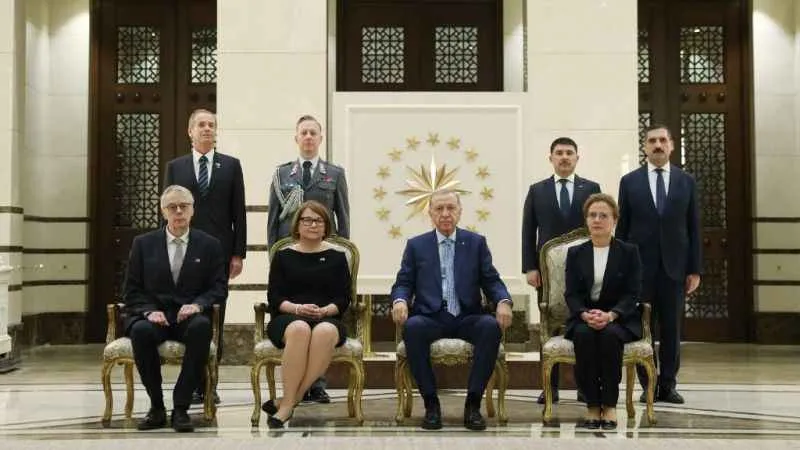 Cumhurbaşkanı Erdoğan, Finlandiya Büyükelçisi Hamalainen’i kabul etti