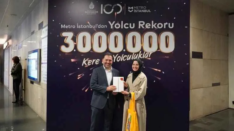İstanbul’da raylı sistem kullanımında tarihi rekor: Günlük 3 milyon yolcu