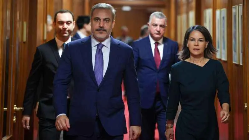 Dışişleri Bakanı Fidan, Alman mevkidaşı Baerbock ile bir araya geldi