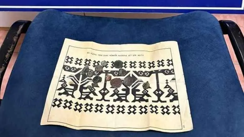 Keşan'da aranan şüpheli tarihi eserlerle yakalandı