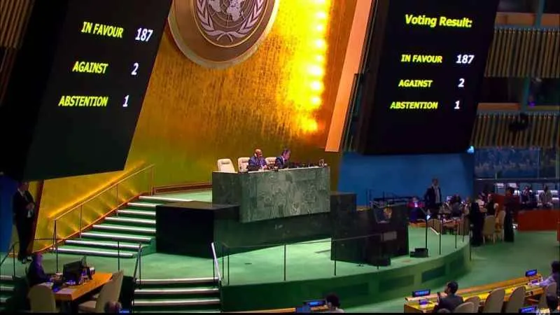 BM Genel Kurulu’ndan ABD'nin Küba'ya yönelik ambargosunu sonlandırmasını talep eden karar tasarısına onay