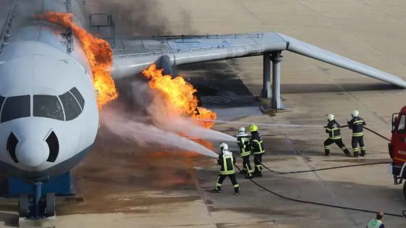 Erzincan’da gerçeği aratmayan uçak kazası tatbikatı
