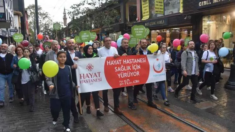 Diyabete dikkat çekmek için yürüdüler