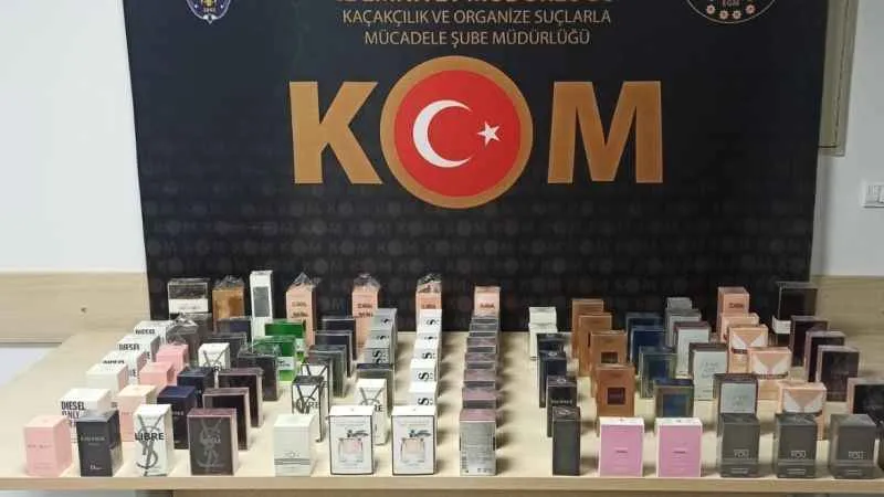 Kastamonu’da 91 adet kaçak parfüm ele geçirildi